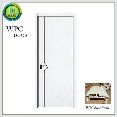 İyi bir fiyat. Ateşe karşı UPVC Katı Çekirdek Kapı, WPC Plain Wood Kapı Otel Kullanımı çevrimiçi