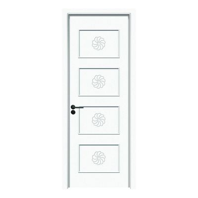 Modern alanlar için mükemmel ısı yalıtım ve ses yalıtımı tasarımı ile kalıcı nem dayanıklı iç kapı WPC kapı boyama