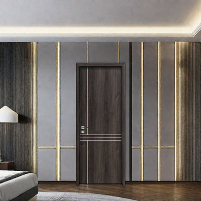 İyi bir fiyat. Standart Boyut 2100 * 600 * 45mm Ses geçirmez Özel WPC İçi Boş Kapı Konut ve Ticari Kullanım için çevrimiçi