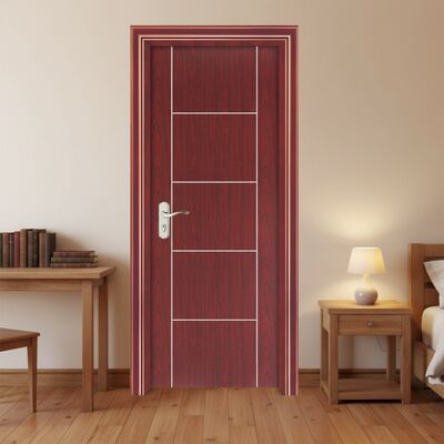 Dayanıklı ve Sessiz Mekanlar için %100 WPC Çerçeve Malzemeli Su Geçirmez ve Ses Geçirmez WPC Oyuk Kapı