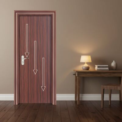 Çevreye Dostu WPC Çürük Kapı Sürdürülebilir İnşaat Projeleri İçin Termite Kanıtlı ve Kalıp Kanıtlı Özellikleri