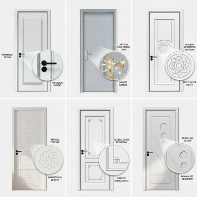 İyi bir fiyat. Su geçirmez Etki % 100 Su geçirmez ve PVC Film Yüzeyi Bitirme Yangın Engelleme Özellikleri ile WPC Basit Kapı çevrimiçi
