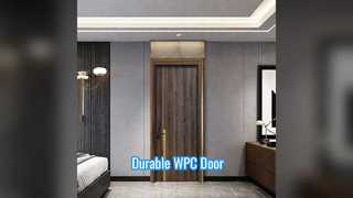 WPC İçi Boş Kapı Güçlü Neme Dayanıklı Düşük Bakım