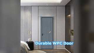 WPC İçi Boş Kapı Dayanıklı Neme Dayanıklı Düşük Bakım