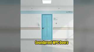 WPC Kapılar Ses Yalıtımlı Isı Yalıtımlı Modern Tasarım